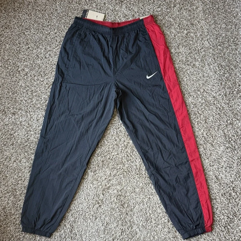 Nike Total 90 Repel Soccer Track Pants Mens Size Large Black Red HQ3393-010 NEW